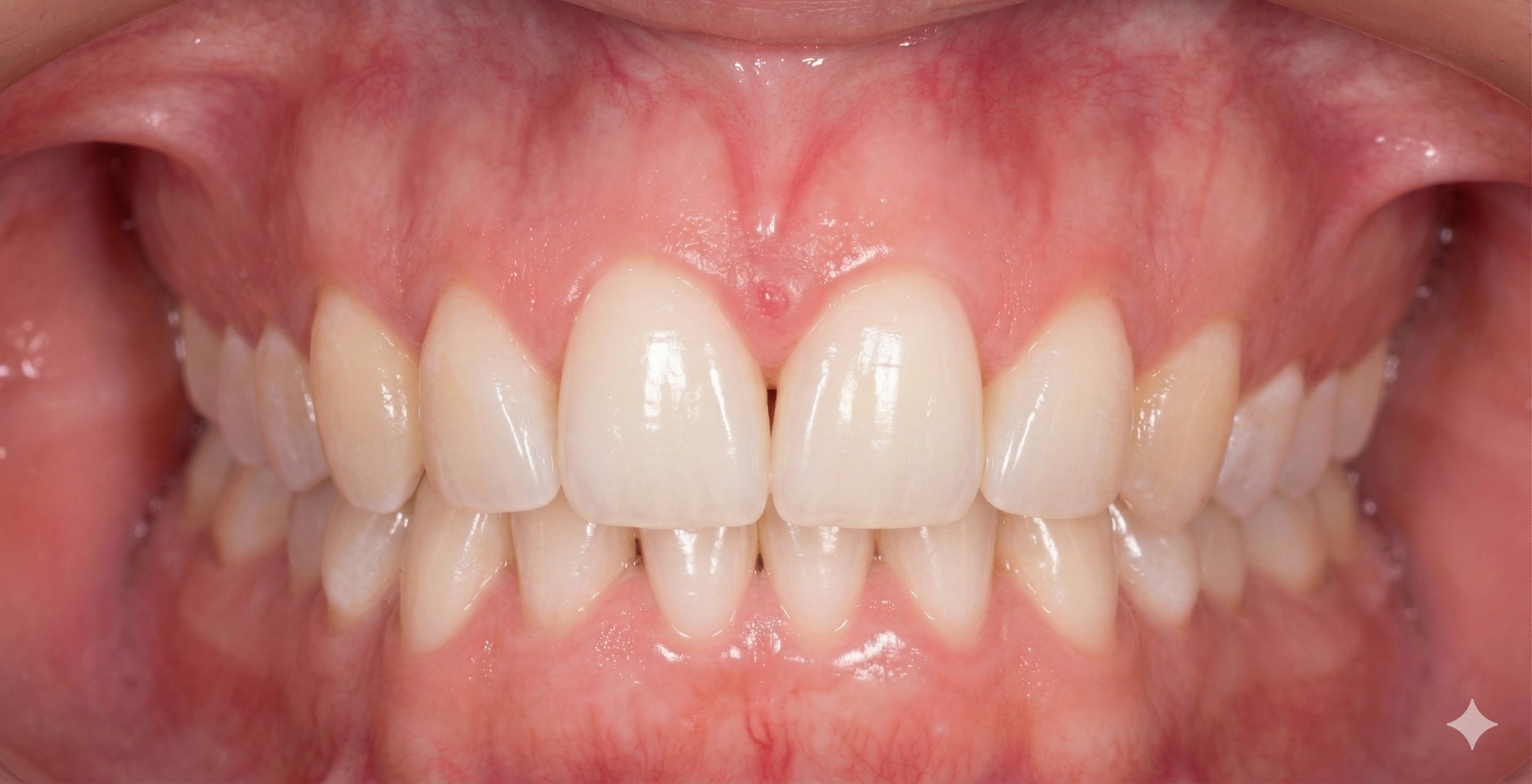 Despues del tratamiento con alineadores invisibles - caso 2